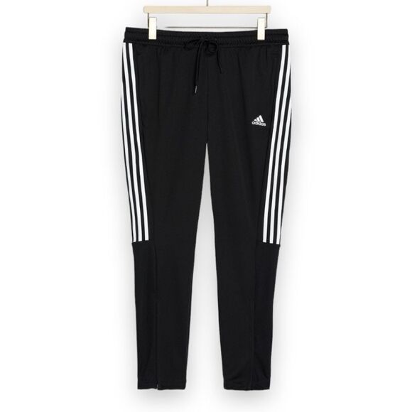 adidas Aeroready Sereno Tapered Jogging Pants with Zipper Split Leg US 2X - Picture 1 of 16